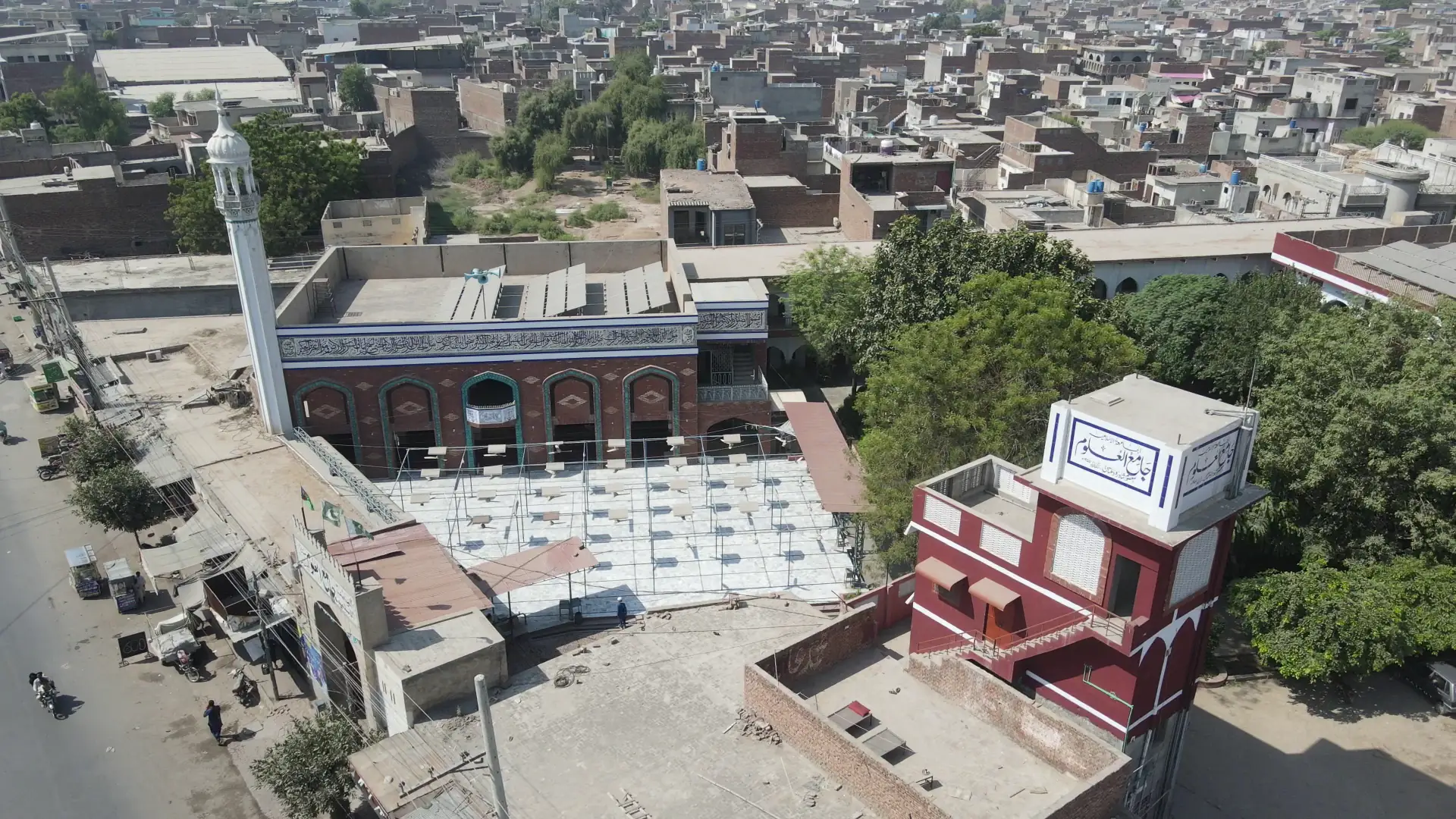 Areal View of Jamia Masjid Jaimia Ul Uloom Multan