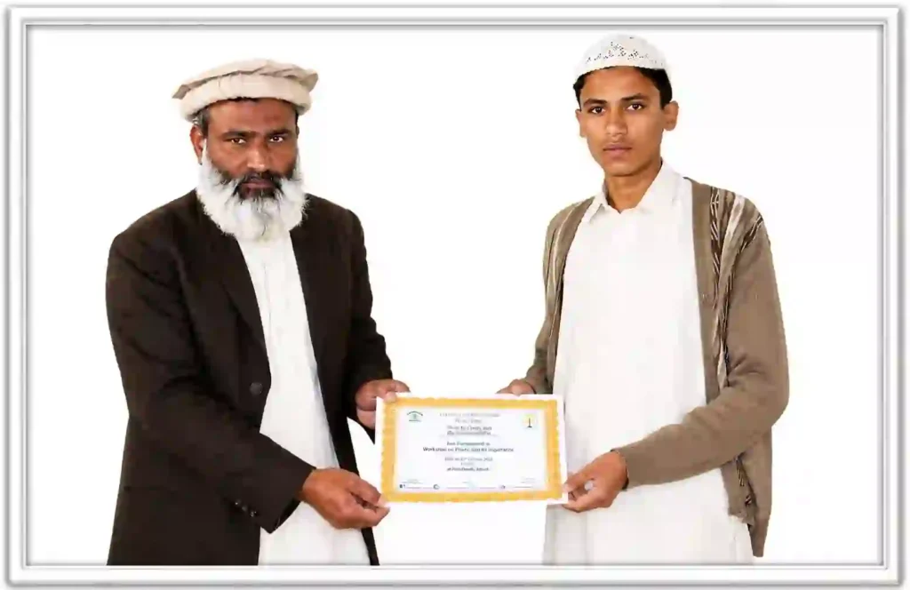 Posion Holder Students Jamia Ul Uloom Multan