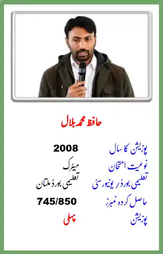 Posion Holder Students Jamia Ul Uloom Multan